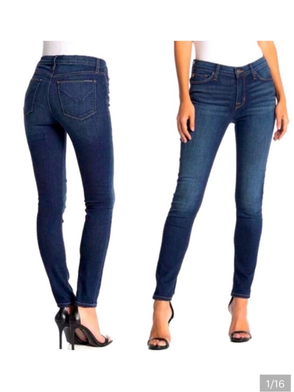 Hudson Jeans Women's Deep Indigo Skinny Jeans